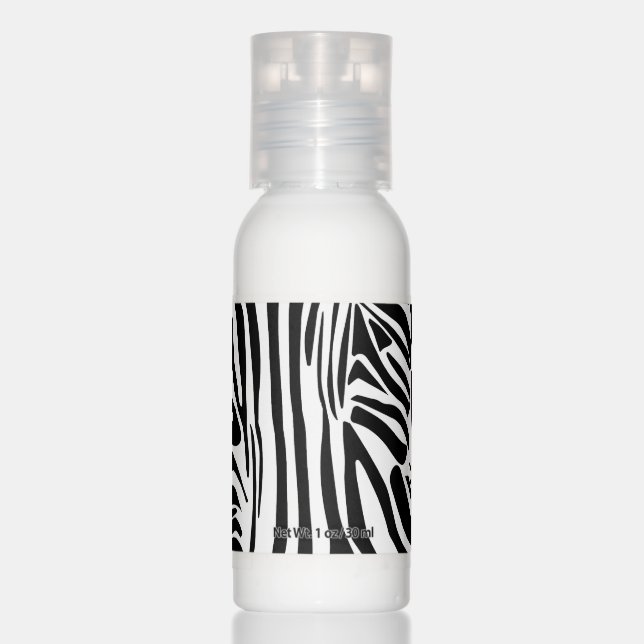 Zebra pattern hand lotion (Front)