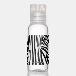 Zebra pattern hand sanitizer