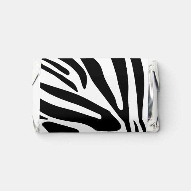 Zebra pattern hershey's miniatures (Front)