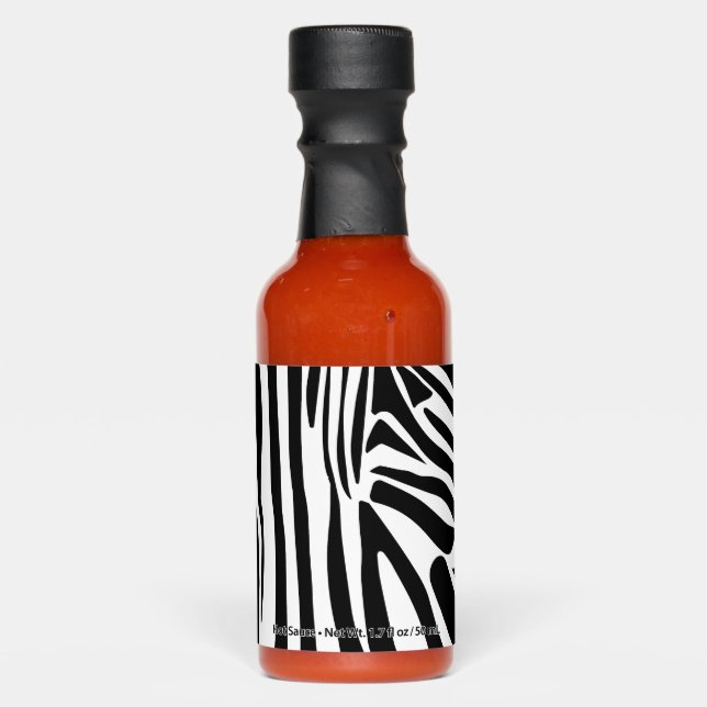 Zebra pattern hot sauces (Front)