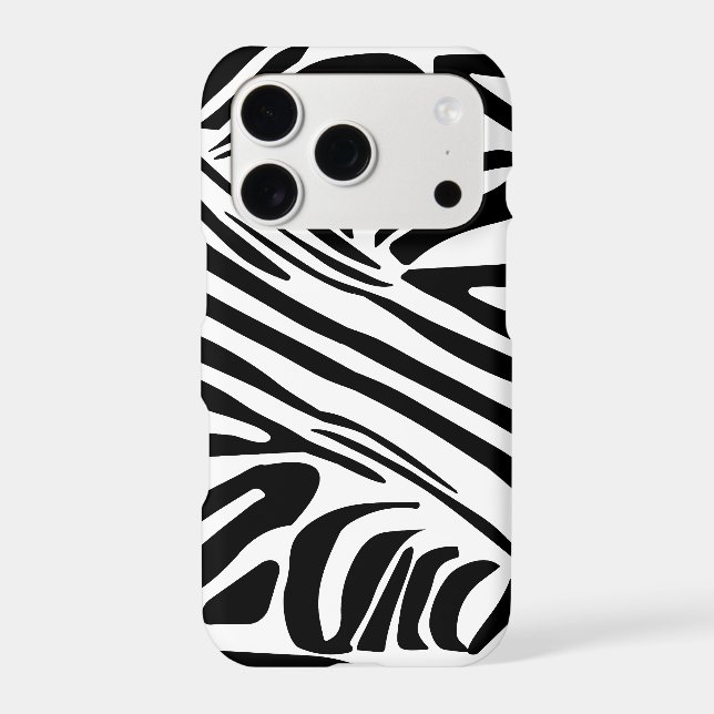 Zebra pattern iPhone case (Back)