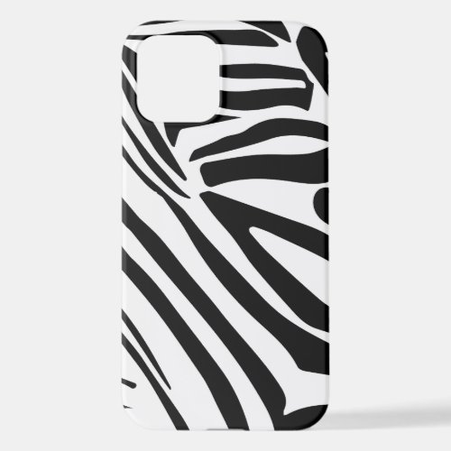 Zebra pattern iPhone 12 case