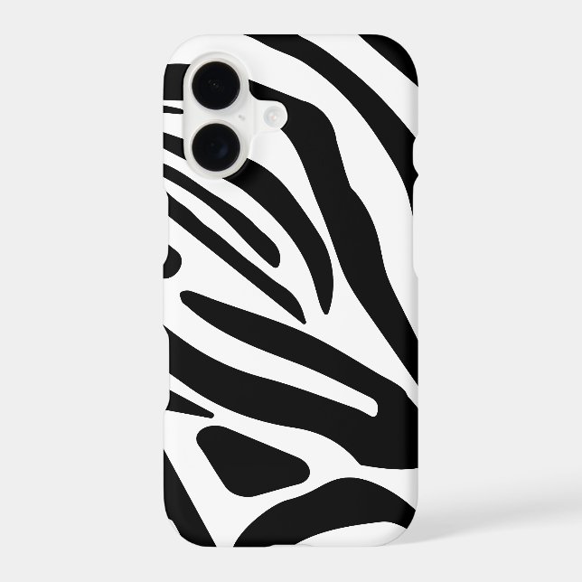 Zebra pattern iPhone case (Back)