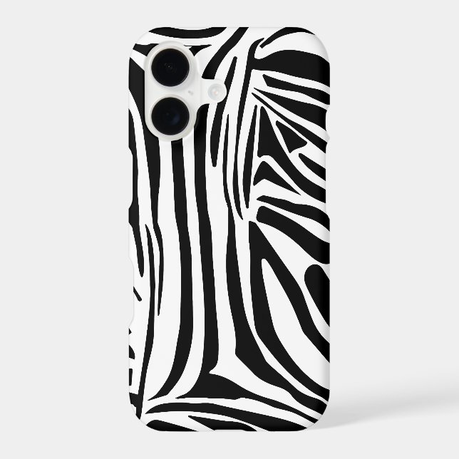 Zebra pattern iPhone case (Back)