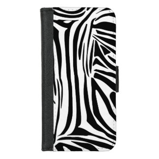 Zebra pattern iPhone 8/7 wallet case