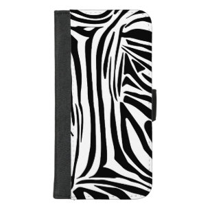 Zebra pattern iPhone 8/7 plus wallet case