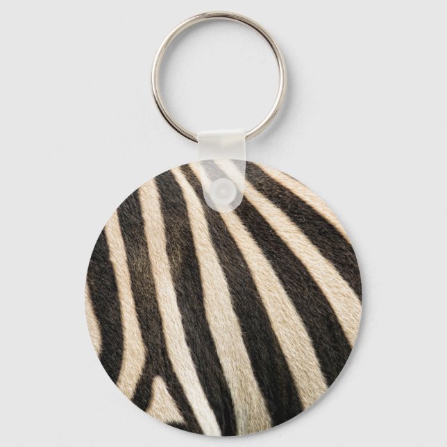 Zebra pattern keychain (Front)