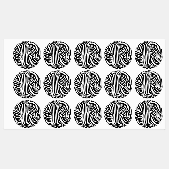 Zebra pattern labels (Sheet)