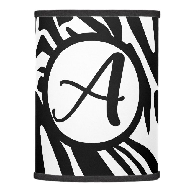 Zebra Pattern Lamp Shade (Right)