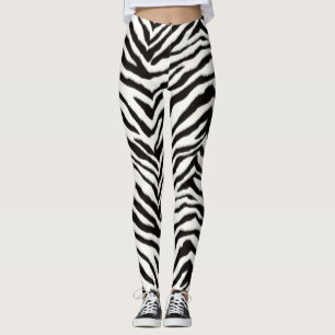 Zebra Pattern Leggings