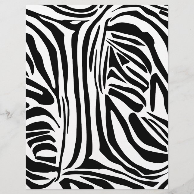 Zebra pattern letterhead (Front)