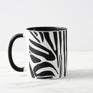 Zebra pattern mug