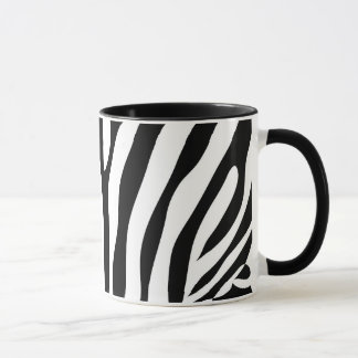 Zebra pattern multiple items mug