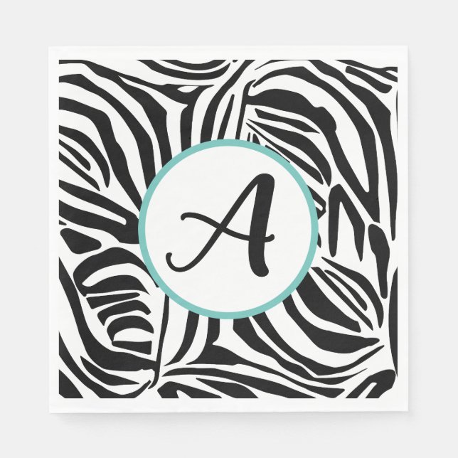 Zebra Pattern Napkins (Front)