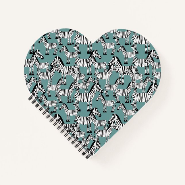 Zebra Pattern Notebook (Front)