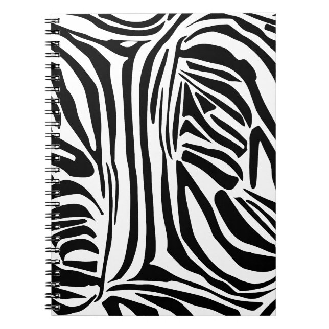 Zebra pattern notebook (Front)