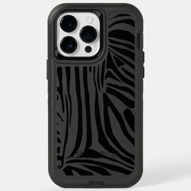 Zebra pattern otterbox iPhone case (Back)