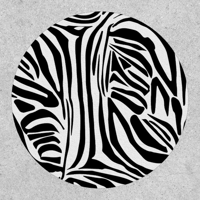 Zebra pattern patch (Front)