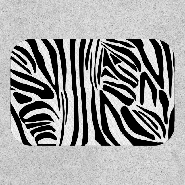 Zebra pattern patch (Front)