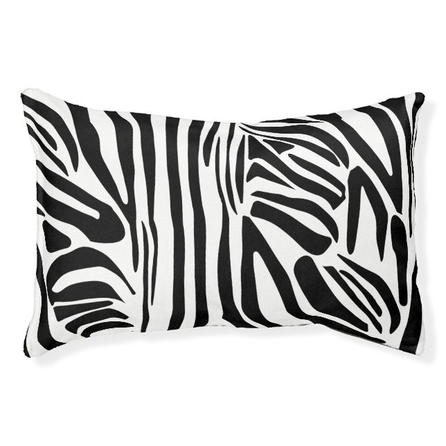 Zebra pattern pet bed (Front)