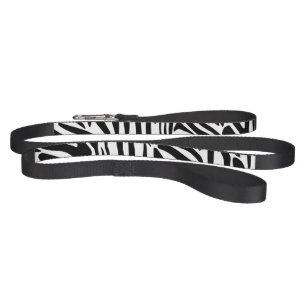 Zebra pattern pet leash