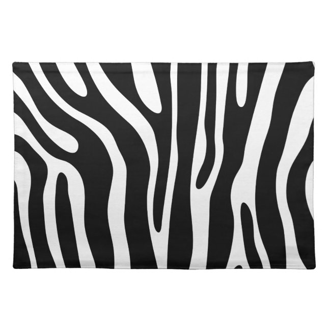 Zebra Pattern Placemat (Front)