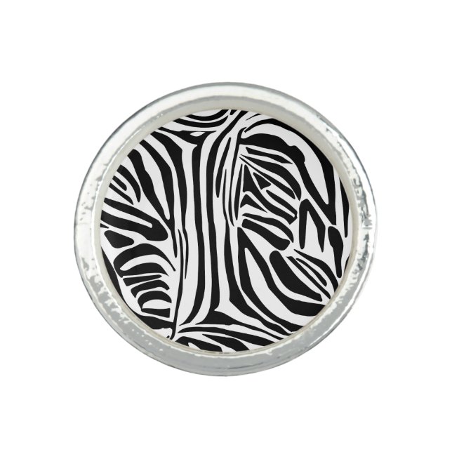 Zebra pattern ring (Front)