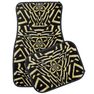 Zebra Pattern,Rise_ Car Floor Mat