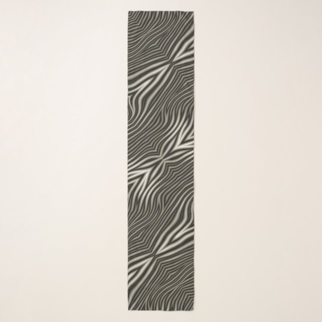 Zebra Pattern Scarf (Front)