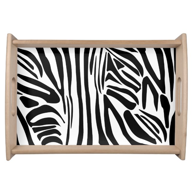 Zebra pattern serving tray (Front)