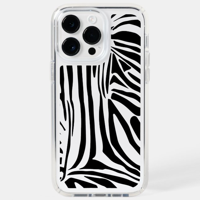 Zebra pattern speck iPhone case (Front)