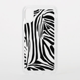 Zebra pattern speck iPhone XS case