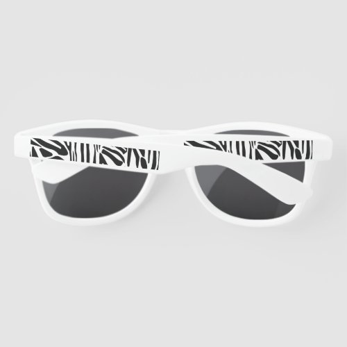 Zebra pattern sunglasses