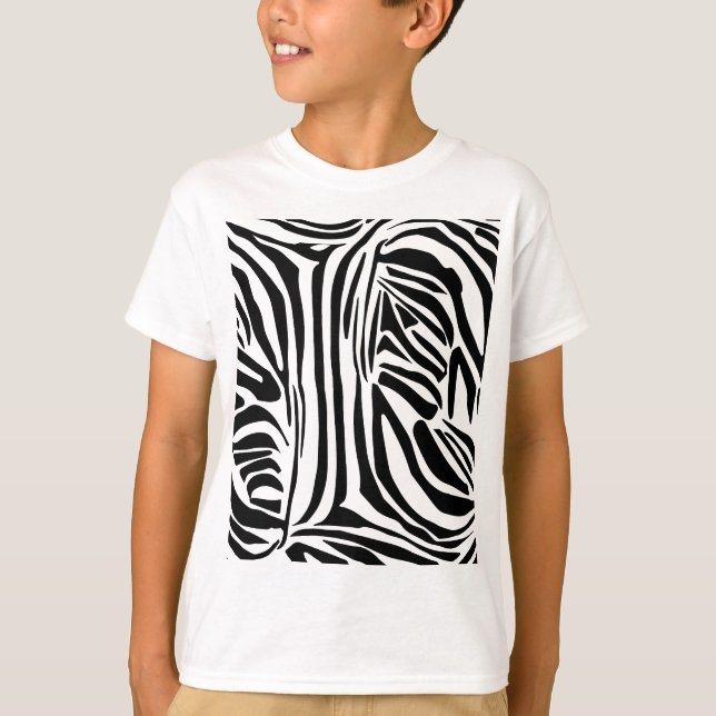 Zebra pattern T-Shirt (Front)
