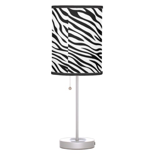 Zebra Pattern Table Lamp (Right)