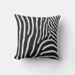 Zebra Pattern Throw Pillow at Zazzle