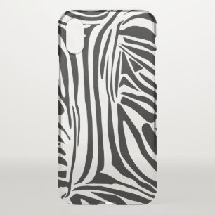 Zebra pattern iPhone x case