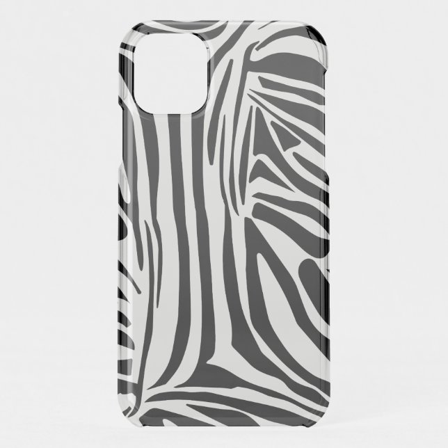 Zebra pattern uncommon iPhone case (Back)