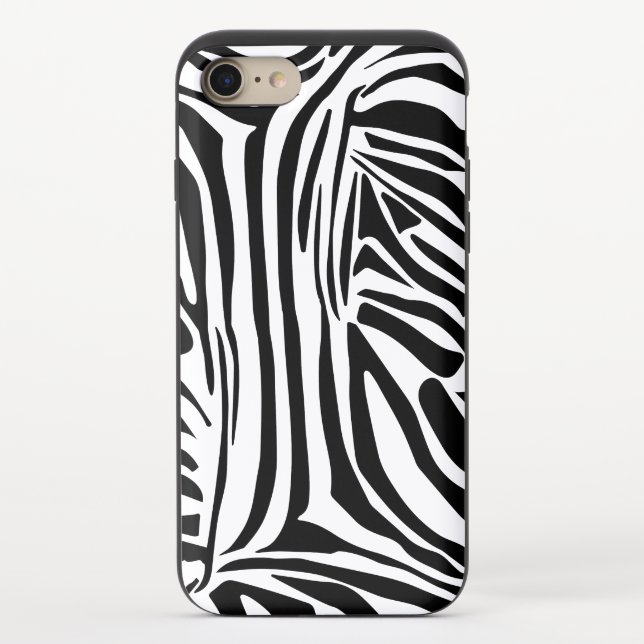Zebra pattern uncommon iPhone case (Back)
