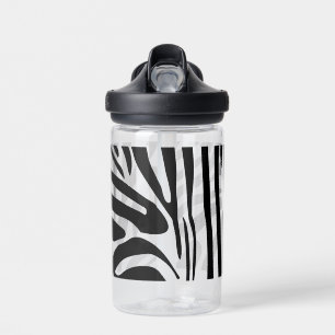 Zebra pattern water bottle