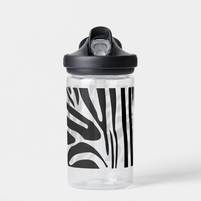Zebra pattern water bottle (Front)