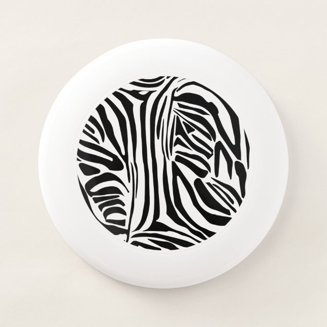 Zebra pattern Wham-O frisbee (Front)