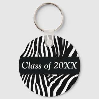 Zebra Personalized Class Of Keychain