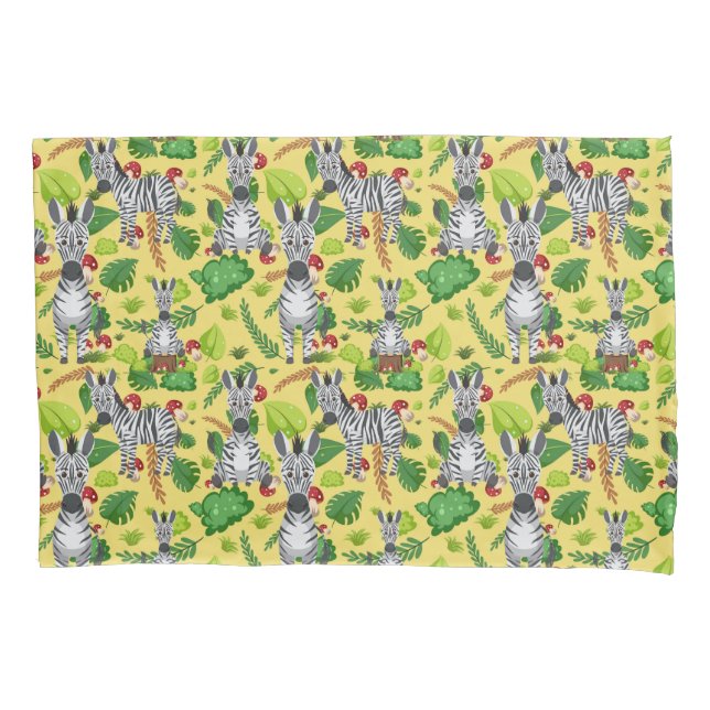 Zebra  pillow case (Front)