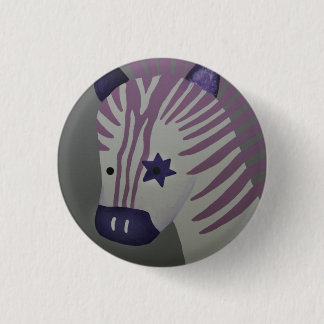 Zebra Pinback Button