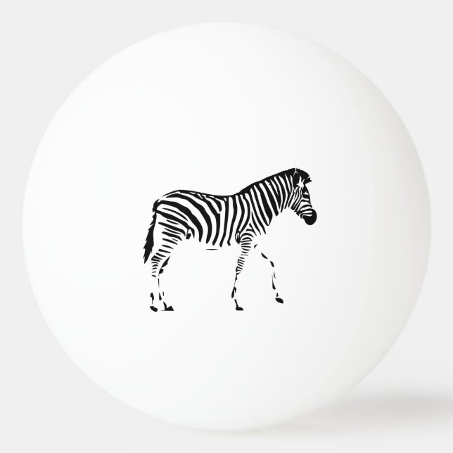 Zebra Ping-Pong Ball (Front)