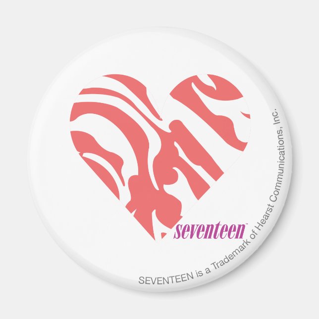Zebra Pink 2 Magnet (Front)