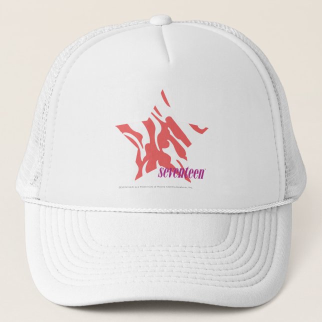Zebra Pink 3 Trucker Hat (Front)