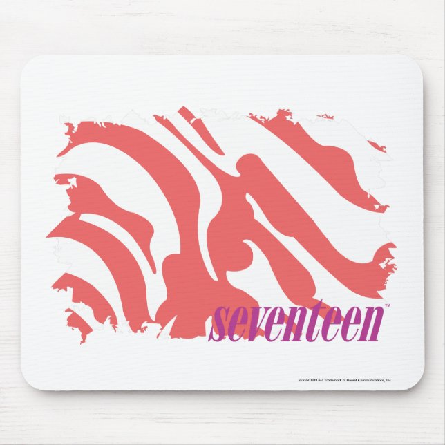 Zebra Pink 4 Mouse Pad (Front)