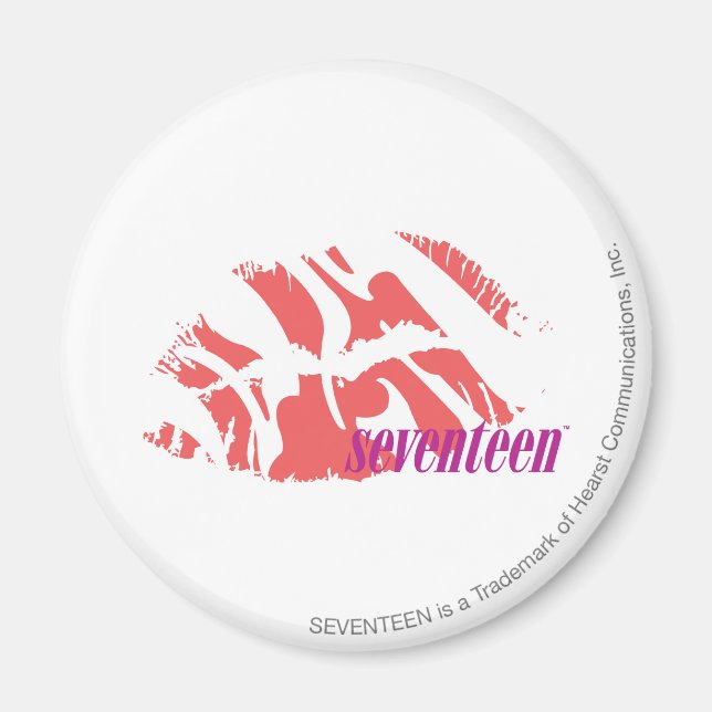 Zebra Pink Magnet (Front)